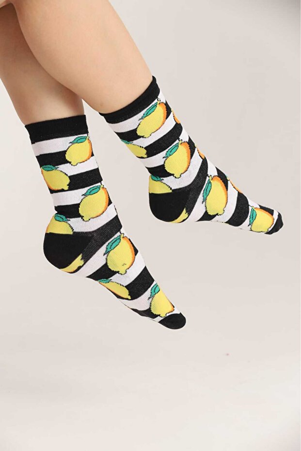 جوارب Liomon منقوشة - 4