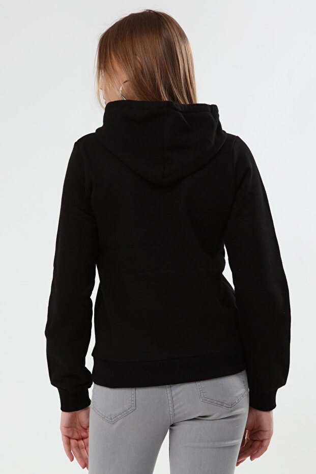 Murem Kapüşonlu Basıc Sweat-si?yah - 5