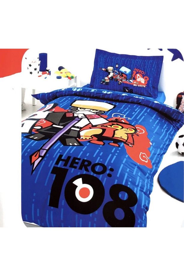 Hero 108 Tek Kişilik Nevresim Takımı Ranforce - 1