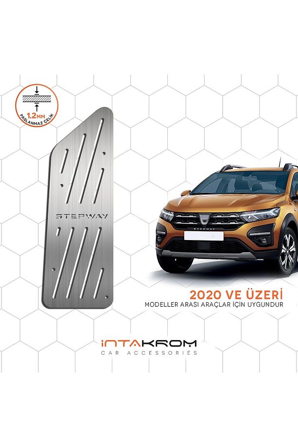 Dacia Stepway Krom Ayak Dinlendirme Pedalı 2020 ve Üzeri - 1