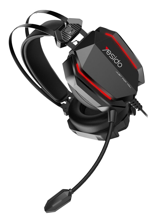 EK03 Kafa Üstü Kablolu Oyuncu Kulaklığı Mikrofonlu Işıklı Rainbow RGB Stereo Profesyonel Gaming - 2