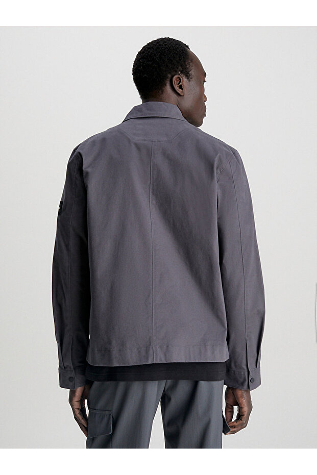 MODERN TWILL OVERSHIRT - 3