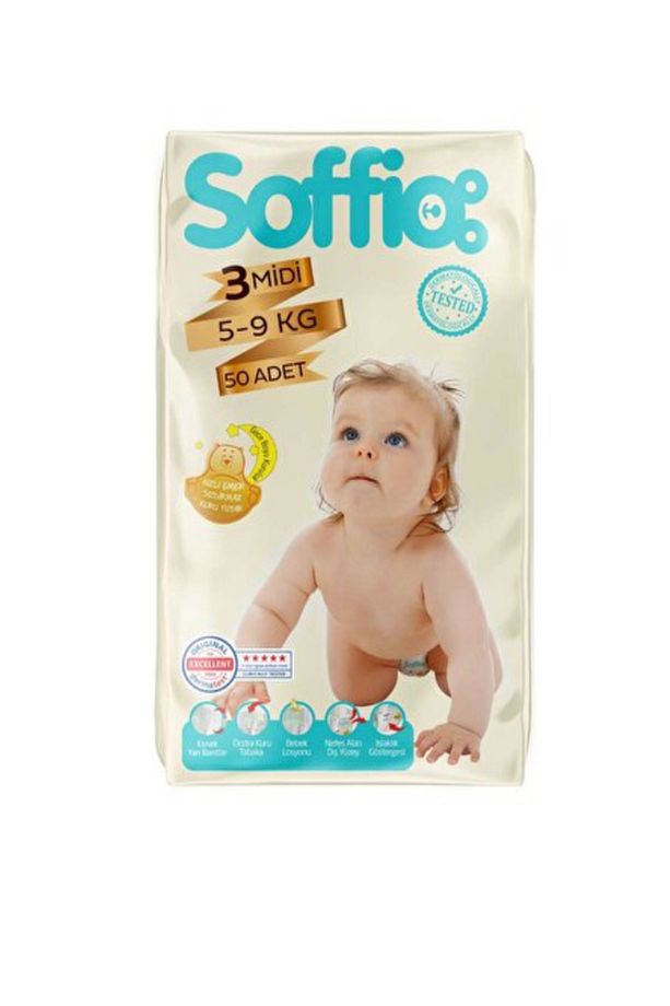 Bebek Bezi No:3 Midi / 50 Adet / 5-9 Kg - 1