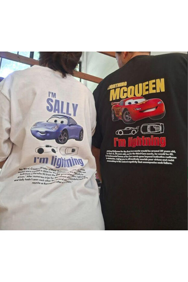 MCQUEEN AND SALLY PRINTED COUPLE'S TSHIRTS