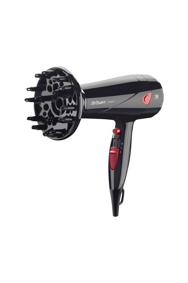 1 Kademeli AR569 Linda 2000 W Saç Kurutma Makinesi C 1 Kademe 1000 - 1100 W Siyah 2 Yıl Profesyonel - 1