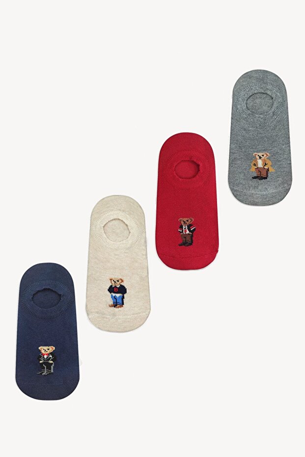 حذاء رياضي غير مرئي مكون من 4 قطع من Monosocks