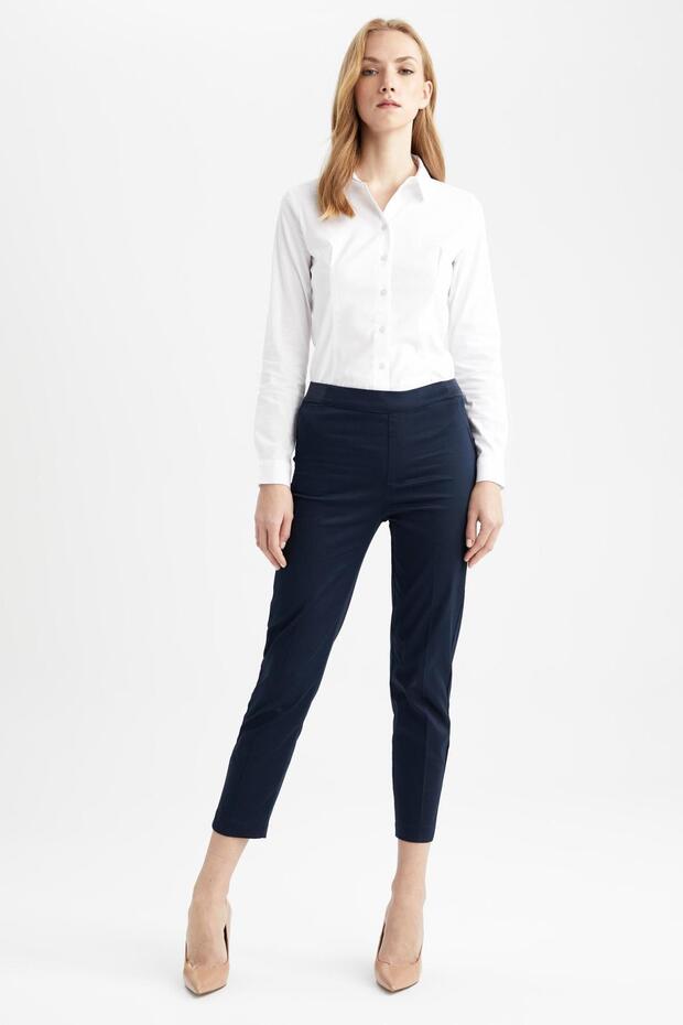 Regular Fit Basic Uzun Kollu Gömlek I5278az23sp - 2