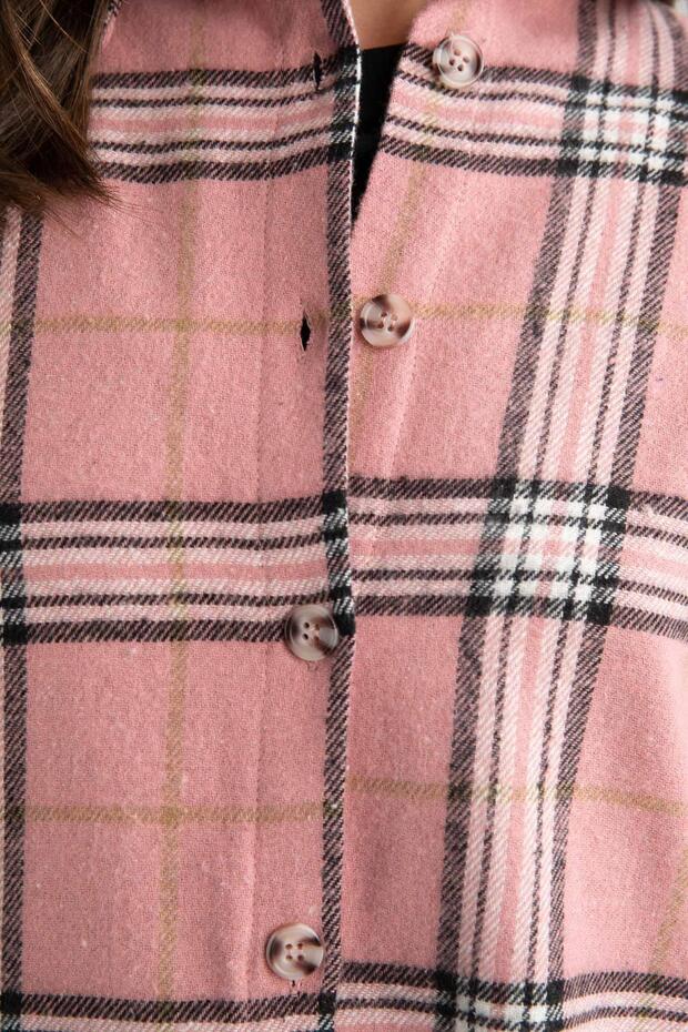 Regular Fit Flanel Uzun Kollu Tunik Z9023az22au - 4