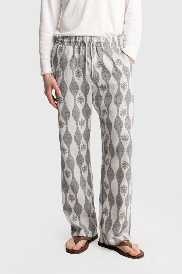 PATTERNED TEXTURED PANT - 2