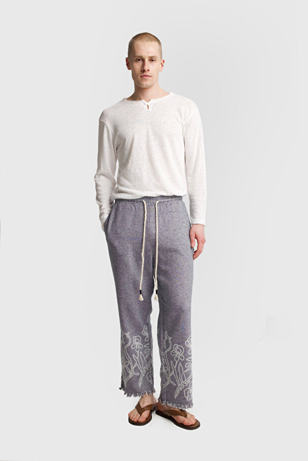 بنطلون منقوش - 1