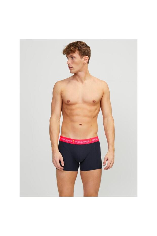 12250609 Jacthomas Solid Trunks 3 Pack Erkek Boxer - 6