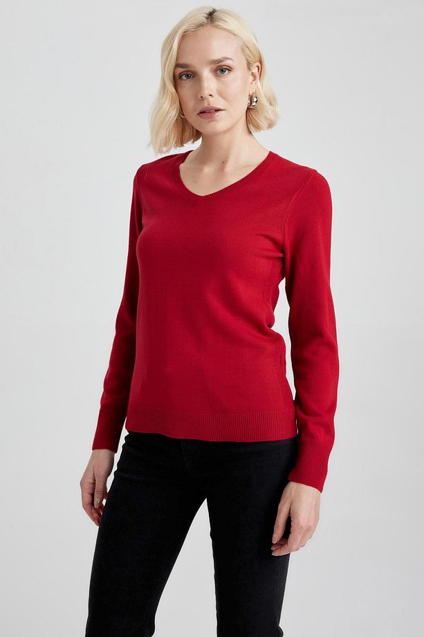 Regular Fit V Yaka Basic Kazak F7088az23wn - 3