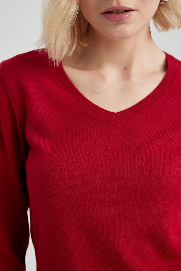 Regular Fit V Yaka Basic Kazak F7088az23wn - 4