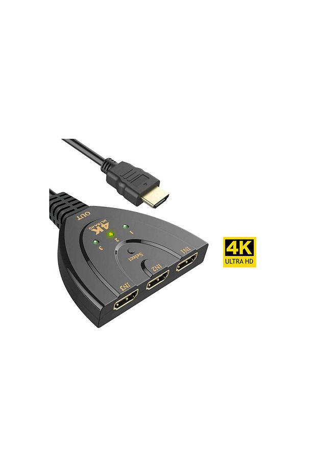 3 in 1 4K Hdmi Çoklayıcı - 3 Port Switch - 2