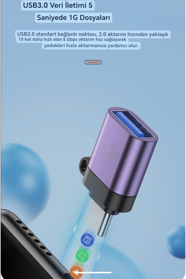 Toocki Type-c To Usb 3.0 Fast 5mbs Fast Converter Converter Adapter - 6