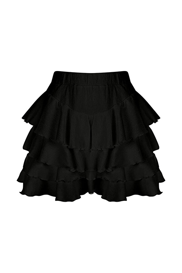 Mykonos Siyah Basic Etek - 3