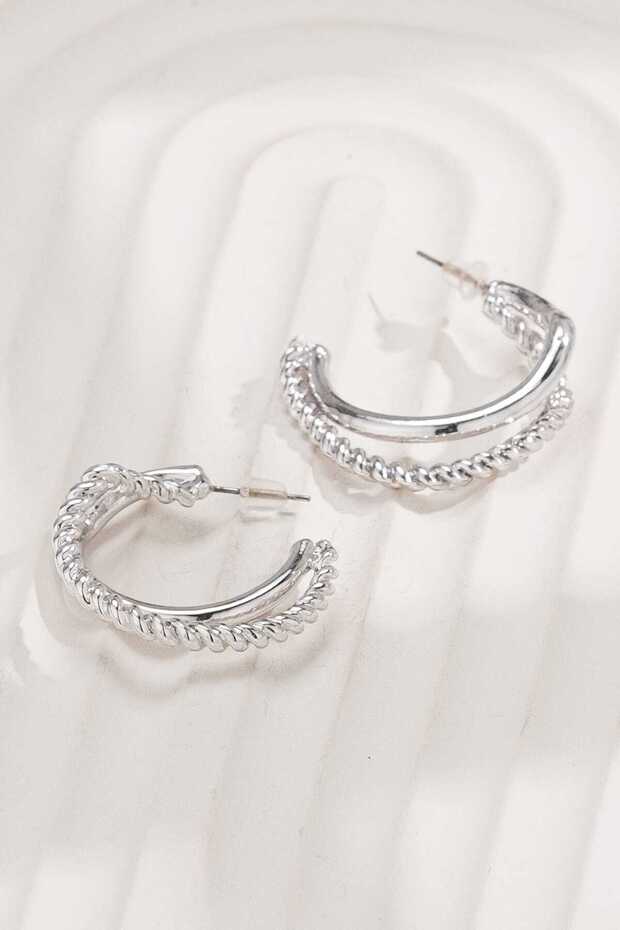 Set of 2 Nested Design Earrings