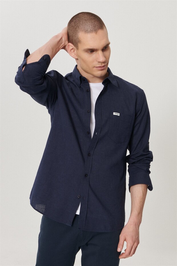 Ls Gömlek Navy - 2