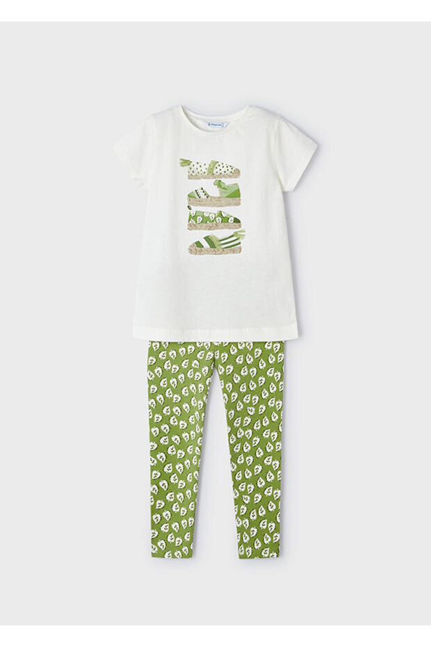 Girl's T-Shirt Tights 2-Piece Set 3711