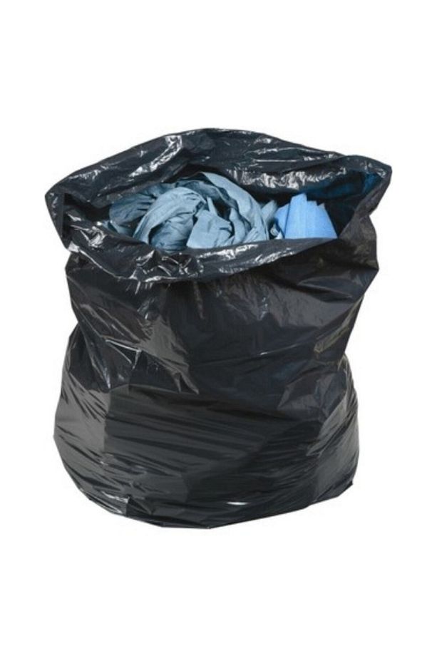 Kalın Çöp Torbası 10'lu Boy 400 gr X 1 Rulo Siyah Çöp Poşeti 80x110 Cm Jumbo Endüstriyel Çöp Torbası - 4