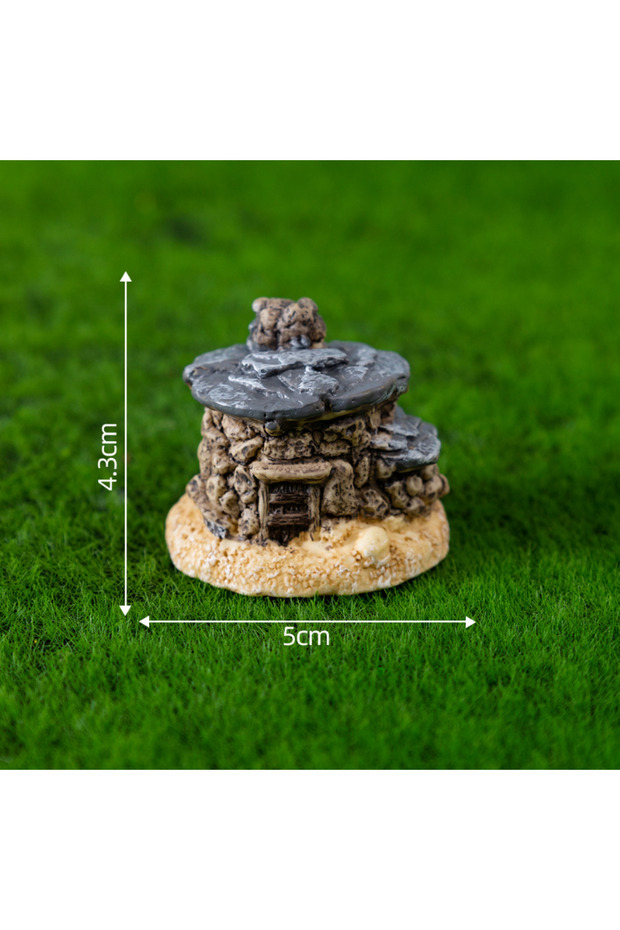 4'lü Mini Taş Ev - 3