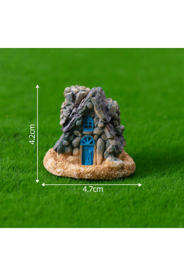 4'lü Mini Taş Ev - 4