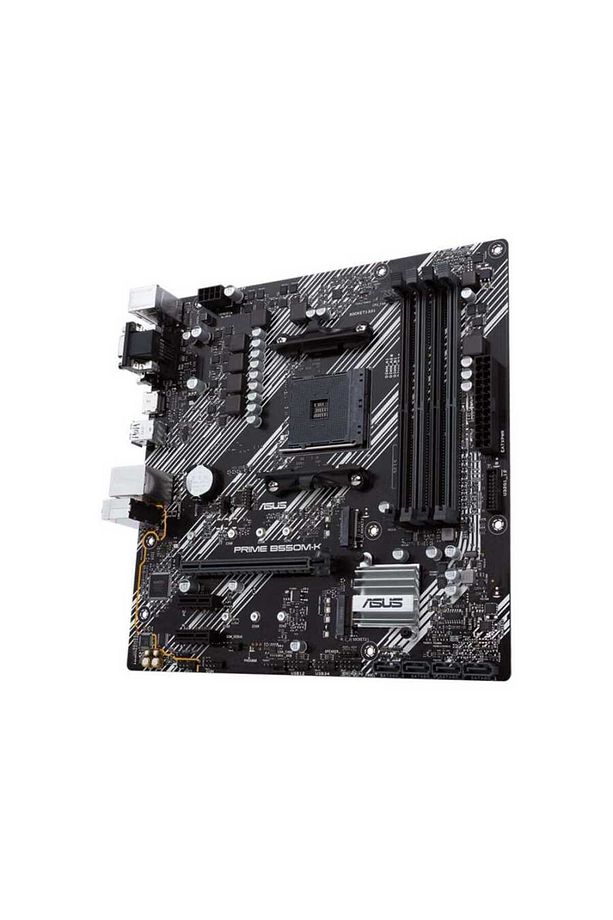 PRIME B550M-K Sata,M2 Ddr4 4440MHz Usb 3.2 Hdmi Vga Dvi Ses G.Lan AM4 mATX Anakart - 4