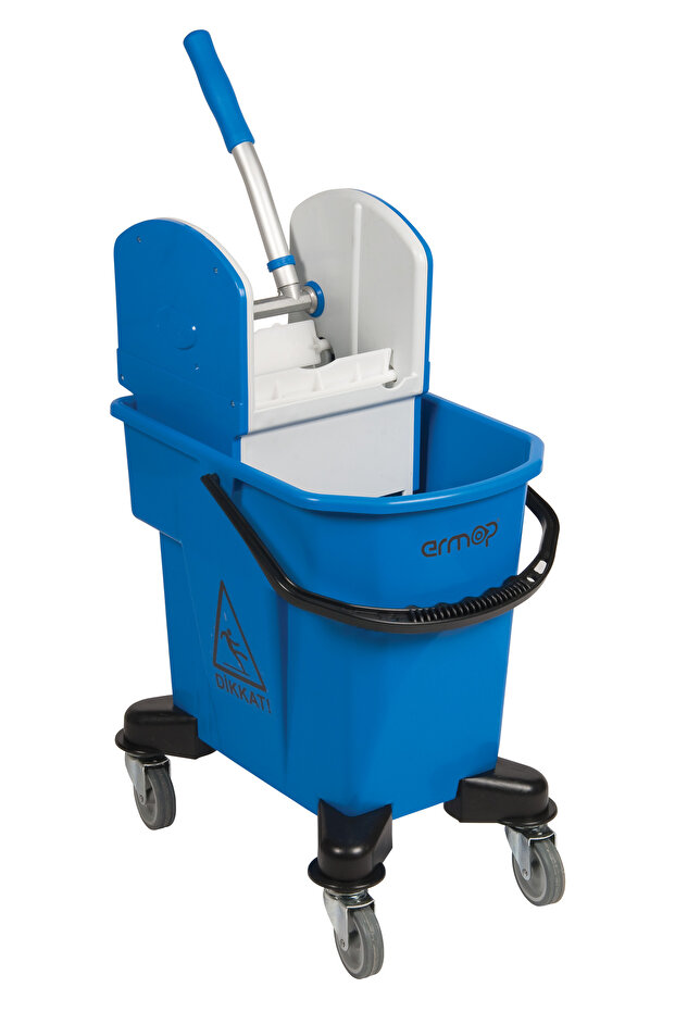 Prstkv Tek Bölmeli Presli Kova Plastik Mavi - 1