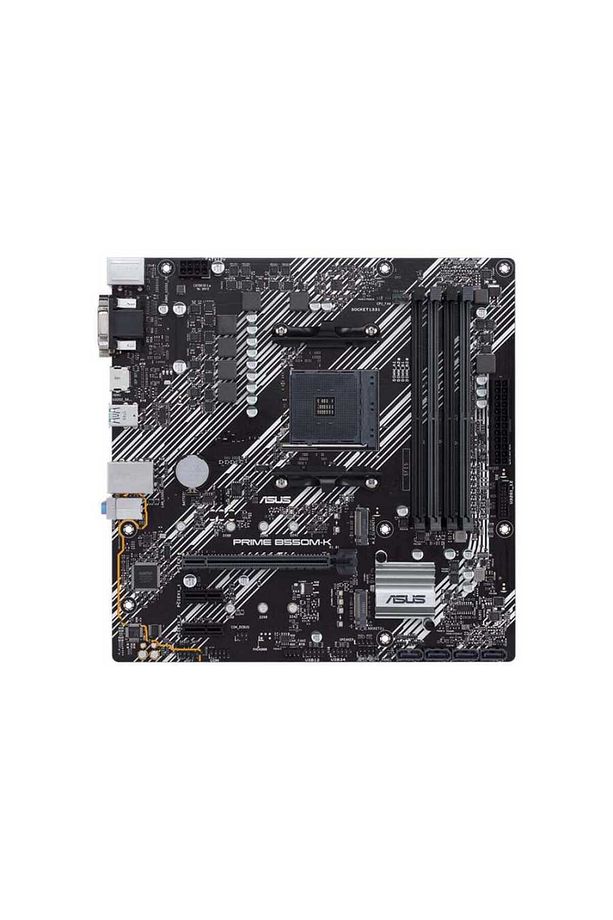 PRIME B550M-K Sata,M2 Ddr4 4440MHz Usb 3.2 Hdmi Vga Dvi Ses G.Lan AM4 mATX Anakart - 2