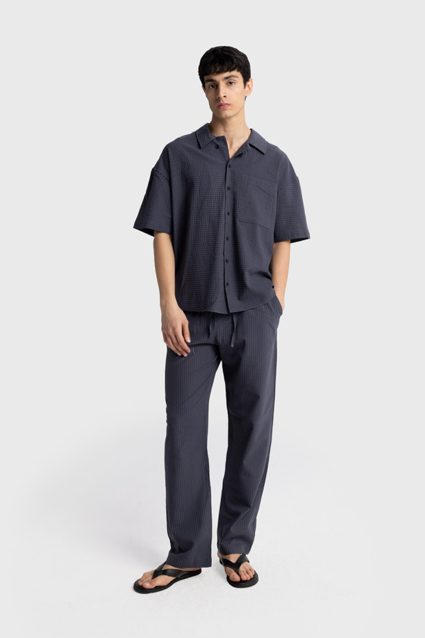 KISA KOLLU GOFRE GÖMLEK - 3