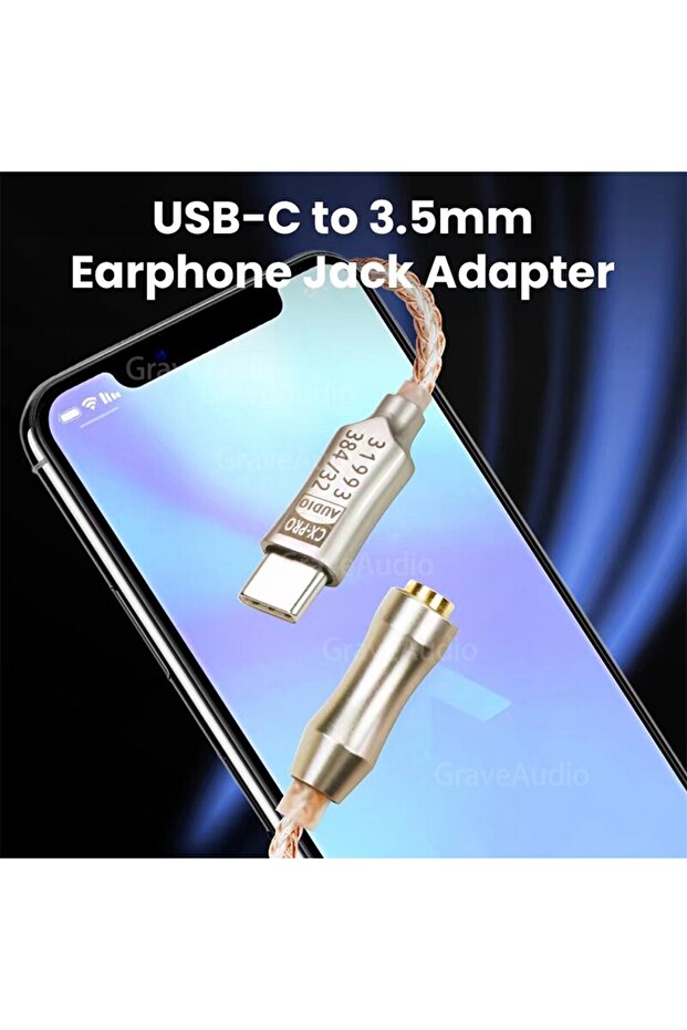 GraveAudio DA06 CX31993 HiFi USB DAC Mini Amplifier for 3.5mm Headphones Aluminum Body - 3