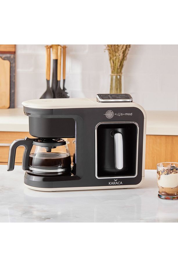Hatır Plus Mod 5'i 1 arada, 750 ml Tee/Filterkaffee, Turkischen Kaffeemaschine Creme, für Kaffee - 2