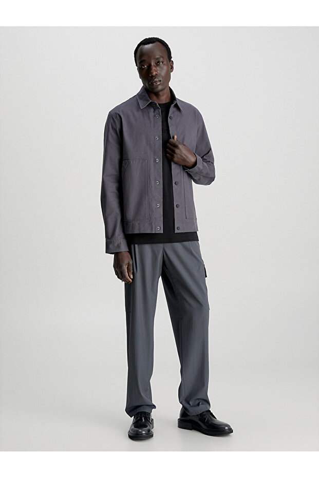 MODERN TWILL OVERSHIRT - 7