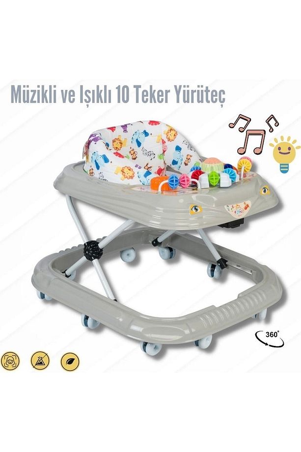 Gri Yürüteç 10 Ayak Örümcek Modeli Yrtç22 Koltuklu - 2