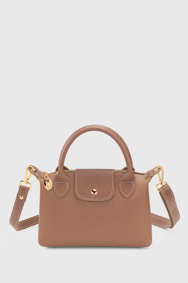 Brown Versatile PU Leather Crossbody Bag