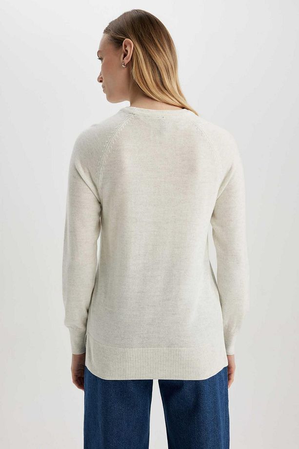Regular Fit Bisiklet Yaka Basic Triko Kazak I6913az23wn - 6