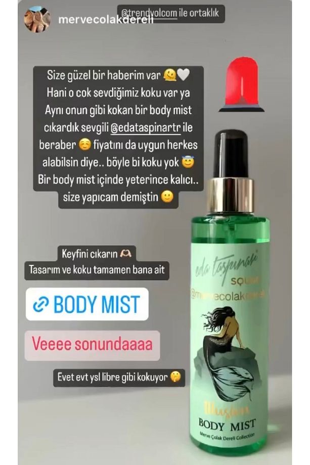 Squad Illusion Merve Çolak Dereli Collection Body Mist Vücut Spreyi (EGX74) - 4
