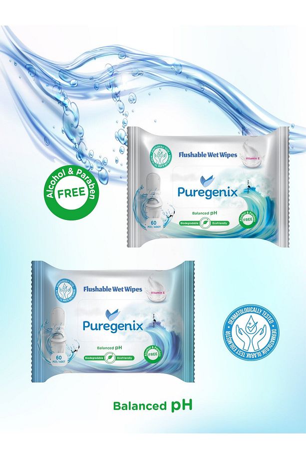 Flushable Islak Tuvalet Kağıdı 24x60'lı 24 Paket 1440 Yaprak - 6