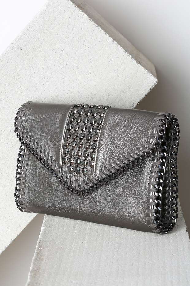 İthal Zımbalı Model EL çantası - 3