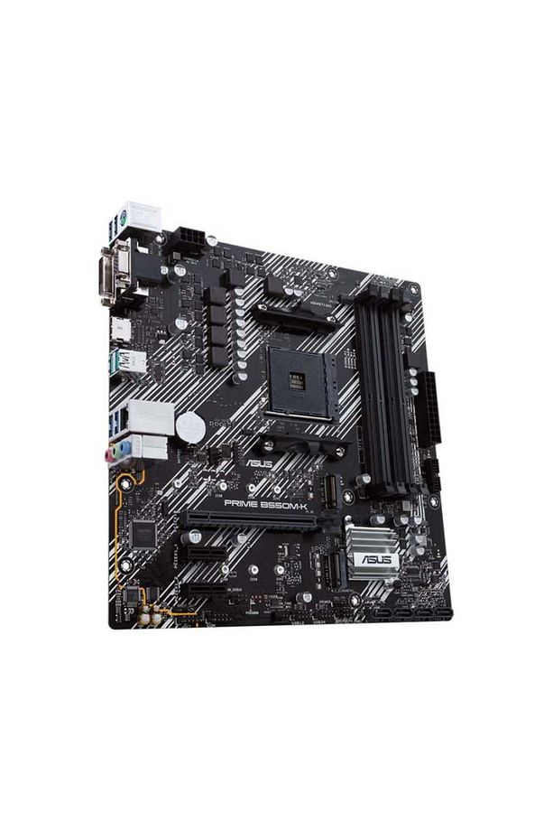 PRIME B550M-K Sata,M2 Ddr4 4440MHz Usb 3.2 Hdmi Vga Dvi Ses G.Lan AM4 mATX Anakart - 3