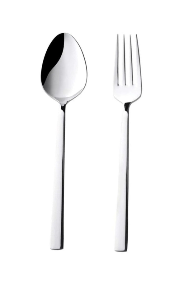 12Pcs 6-Person Tablespoon 6-Person Tables Fork Set 12 Pieces (Stainless Steel)