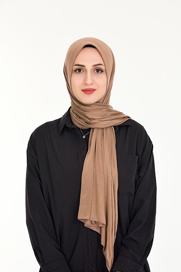 Hijab Practical Snap-on Ready-made Combed Cotton Shawl
