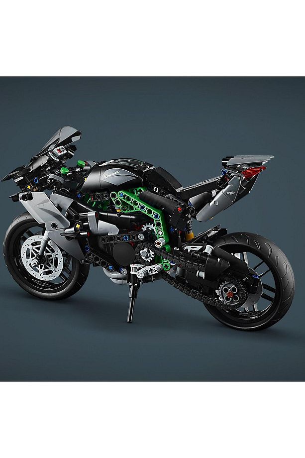 ® Technic Kawasaki Ninja H2R Motosiklet 42170 - 10+ Oyuncak Model Yapım Seti (643 Parça) - 8