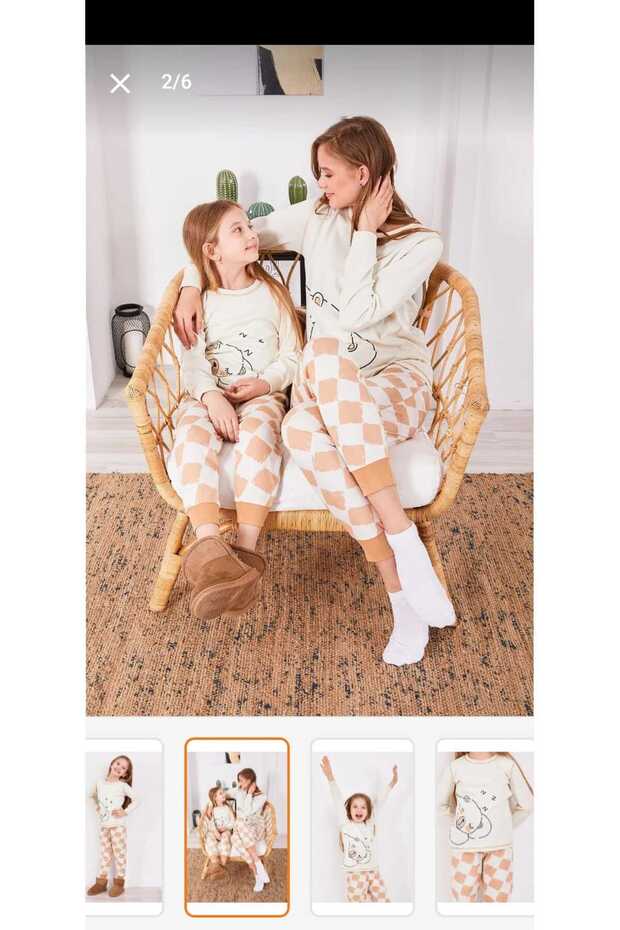 MOTHER GIRL'S PAJAMAS [MOTHER AND CHILD PRICES DIFFERENT NEED SEPARATE ADDITION IN THE BASKET]