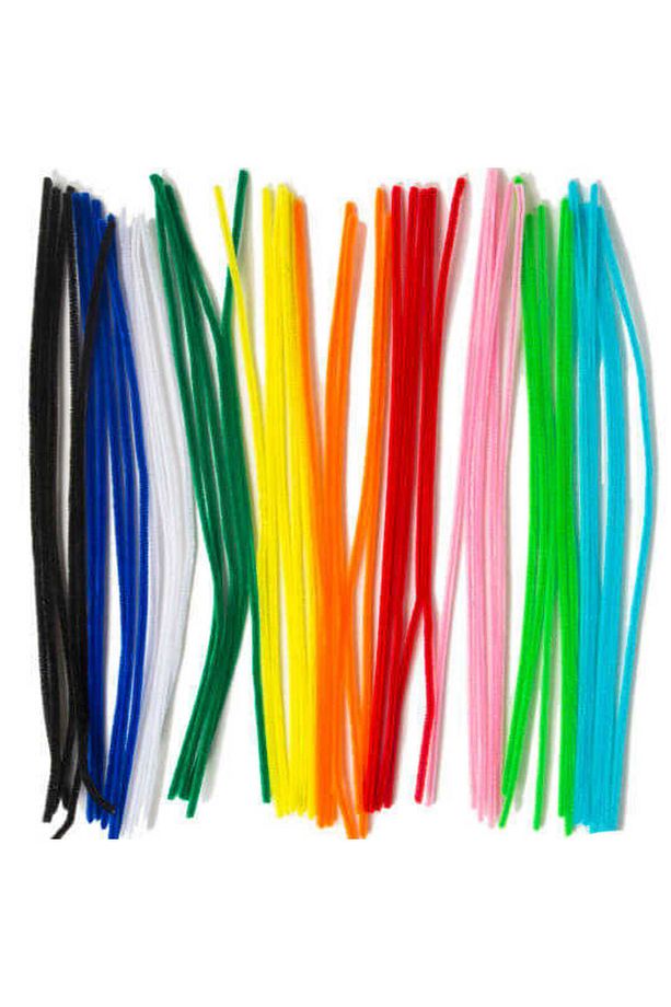 Pipo Temizleyici 40cm 10 Renk 50 Adet - 1