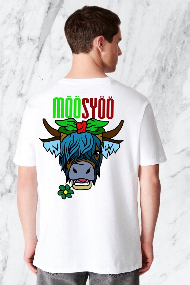 Möösyöö Cow / Ox Colorful Animal Lover Team Combination Unisex T-shirt