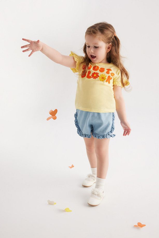 Kız Bebek Jean Şort Z8272a223sm - 3
