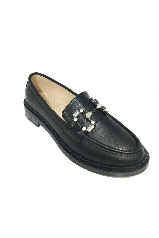 Shoes 233 Leather Trend Fashion Stoned Women's Ballerinas