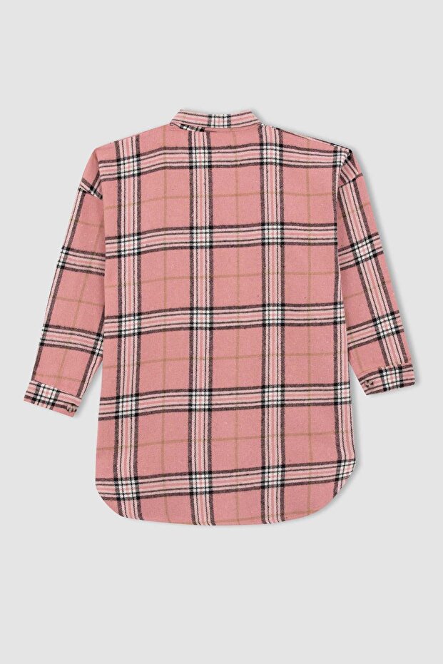 Regular Fit Flanel Uzun Kollu Tunik Z9023az22au - 8