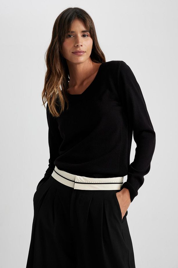 Regular Fit V Yaka Basic Kazak F7088az23wn - 3